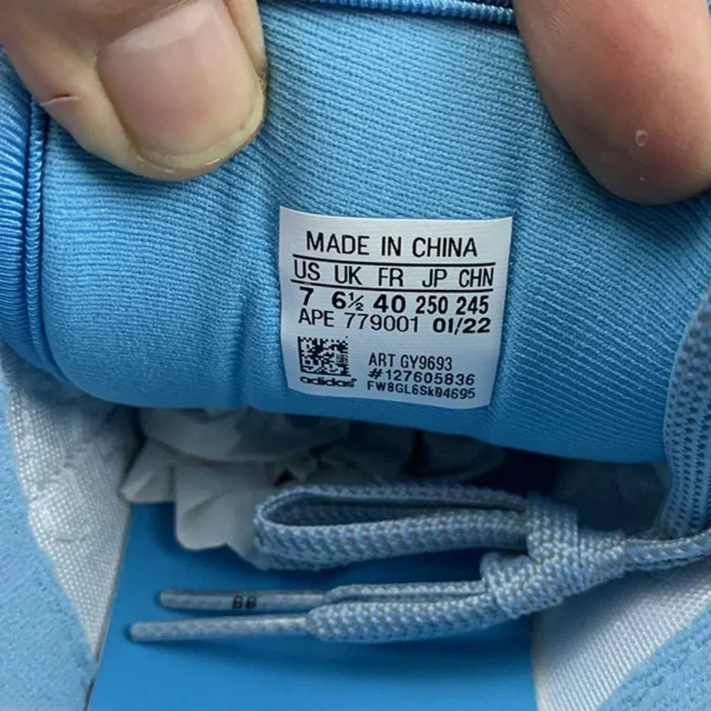 adidas Forum Buckle Low Bad Bunny Blue Tint Mens Sneakers - Picture 5 of 15